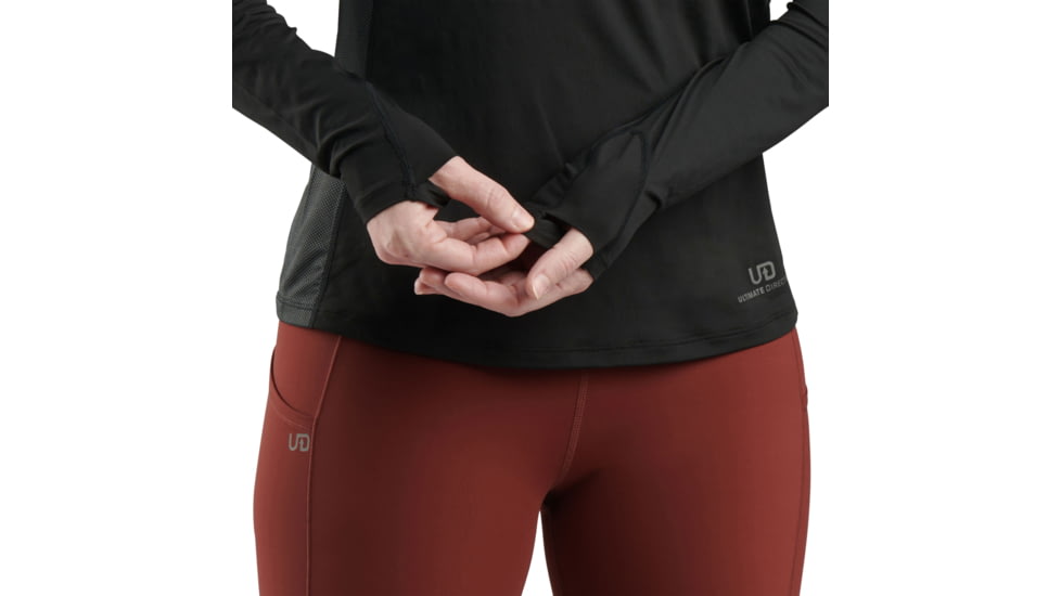 Ultimate Direction Cirriform Long Sleeve W Tee - Womens, Onyx, Extra Large, 83474923ONX-XL
