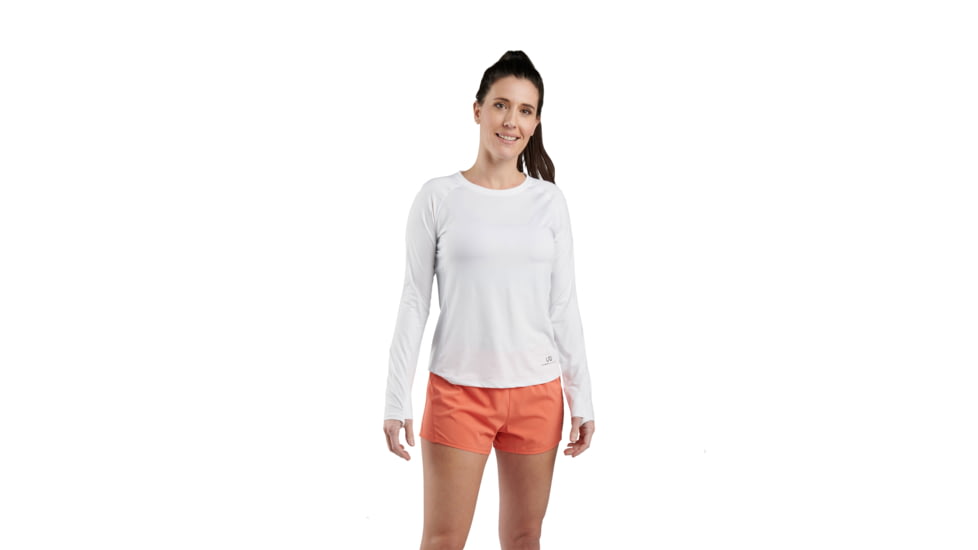 Ultimate Direction Cirriform Long Sleeve W Tee - Womens, White, Small, 83474923WH-SM