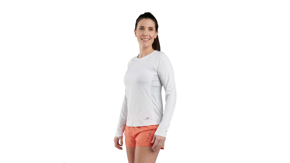 Ultimate Direction Cirriform Long Sleeve W Tee - Womens, White, Small, 83474923WH-SM