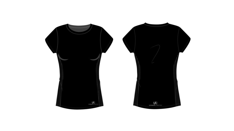 Ultimate Direction Cirriform W Tee - Womens, Onyx, Medium, 83477923ONX-MD