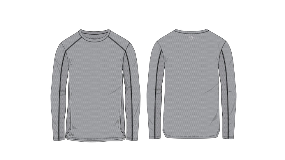 Ultimate Direction Cumulus Long Sleeve - Mens, Light Gray, SM, 82481324LGY-SM