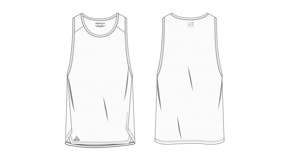 Ultimate Direction Cumulus Tanks - Mens, White, SM, 82468024WH-SM