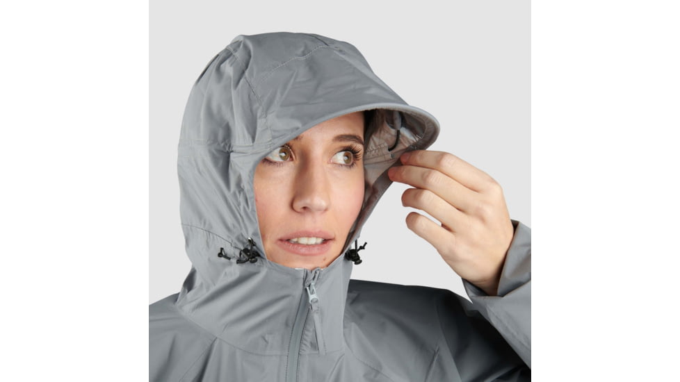 Ultimate Direction Deluge Jackets - Women, Medium, Gray, 83463923GY-MD