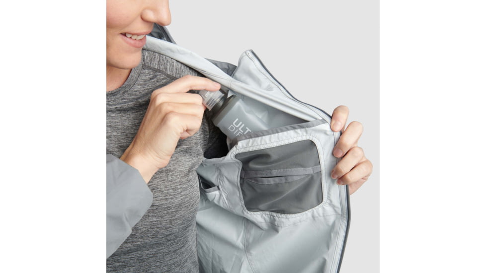 Ultimate Direction Deluge Jackets - Women, Medium, Gray, 83463923GY-MD