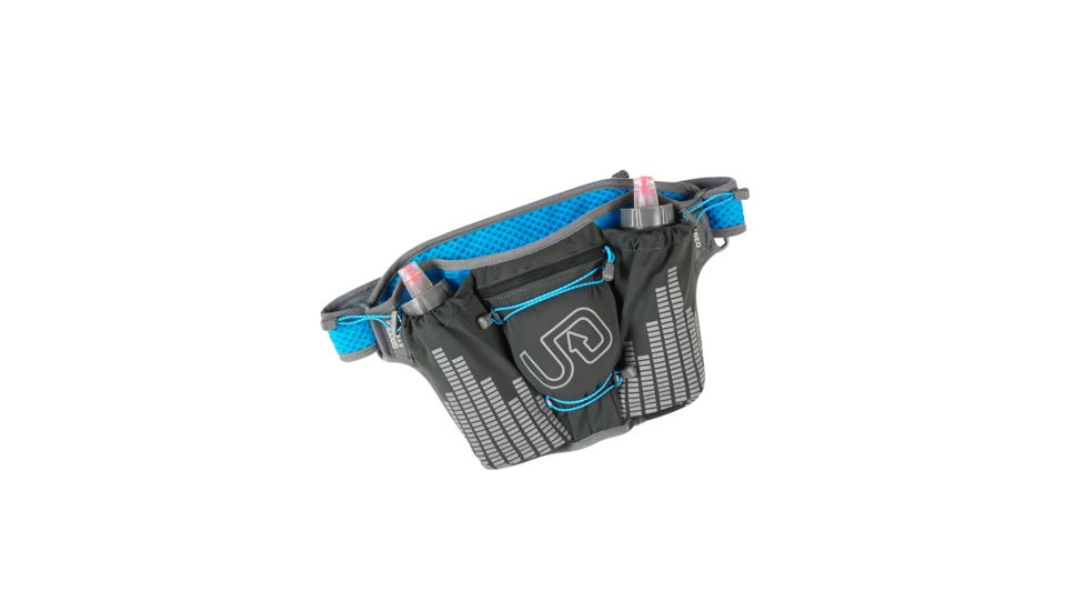 Ultimate Direction Groove Stereo Belt With Bottles, Graphite, Extra Small/Small 80453116GPH-X/S