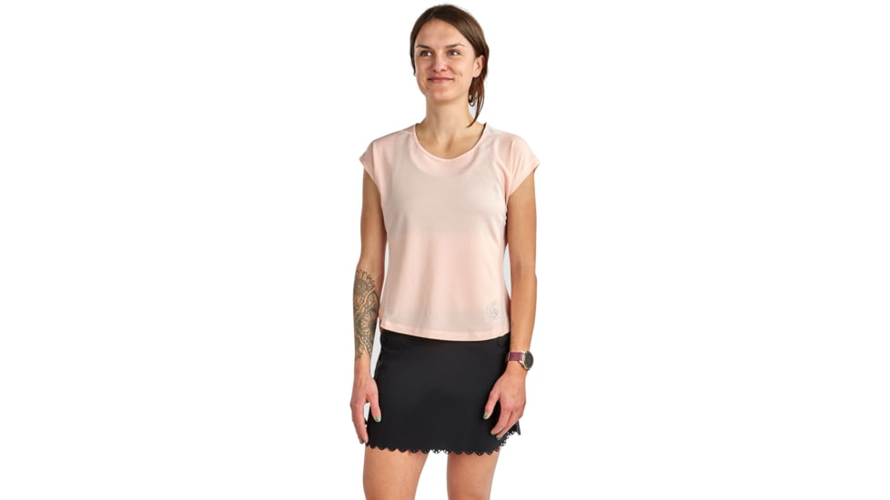 Ultimate Direction Nimbus Tee W - Womens, Sunset Pink, Large, 83467921SSP-LG