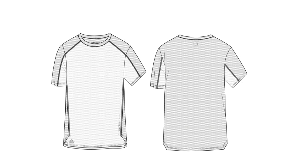 Ultimate Direction Nimbus Tees - Mens, White, MD, 82467924WH-MD