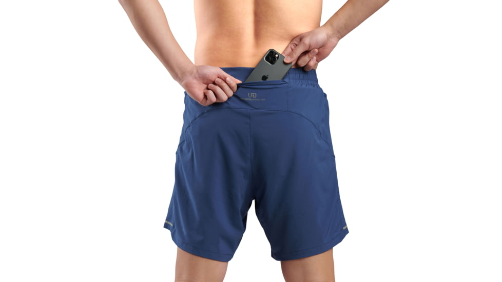Ultimate Direction Stratus 7 Lined Short - Mens, Navy, Small, 82477423NV-SM