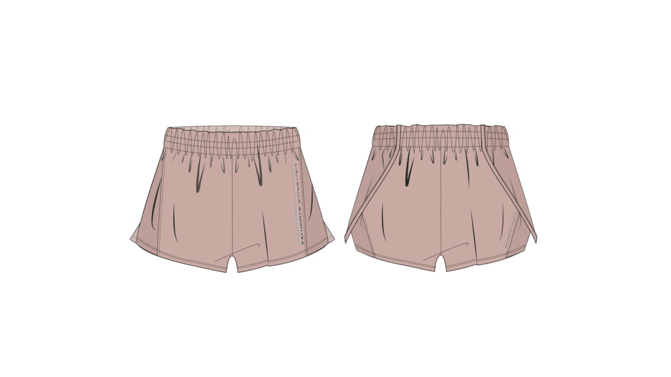 Ultimate Direction Stratus Running Short 3 W - Womens, Clay, XL, 83477524CLY-XL