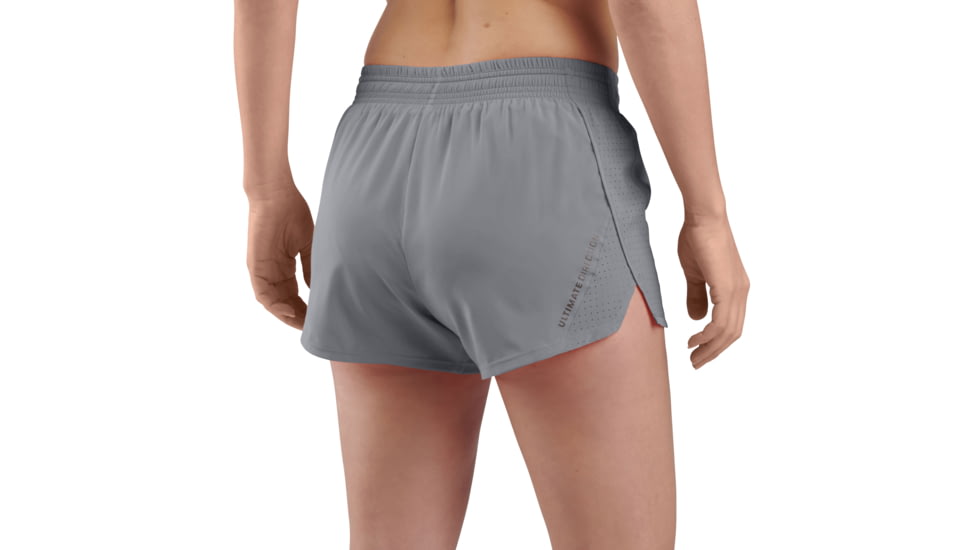 Ultimate Direction Stratus Running Short 3 W - Womens, Gray, Extra Large, 83477523GY-XL