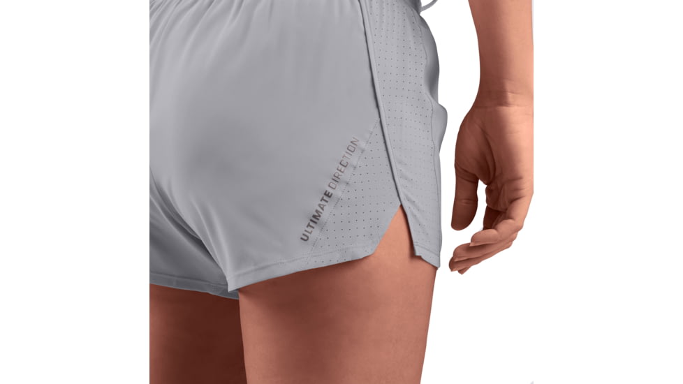 Ultimate Direction Stratus Running Short 3 W - Womens, Gray, Extra Large, 83477523GY-XL