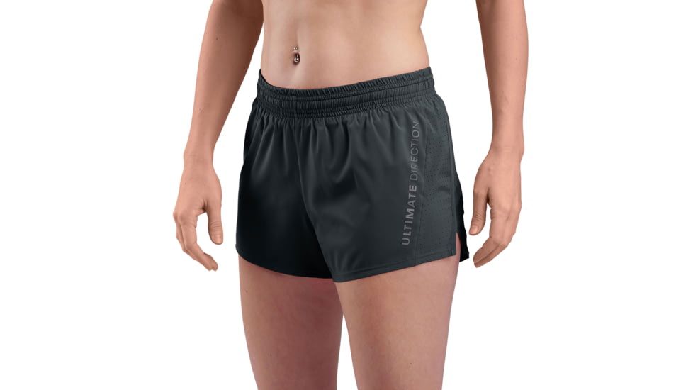 Ultimate Direction Stratus Running Short 3 W - Womens, Onyx, Large, 83477523ONX-LG