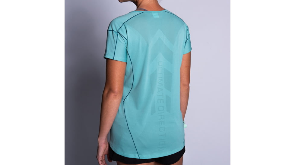 Ultimate Direction Ultralight Tee - Womens, Lichen, Large, 83466619LC-LG