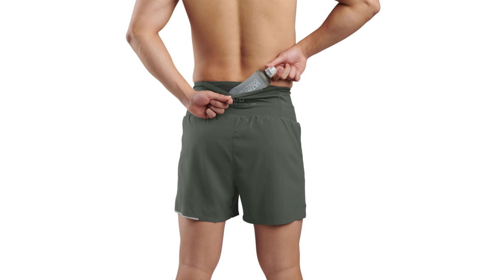 Ultimate Direction Velum 5 M Short - Mens, Camo Green, Small, 82476623DCG-SM