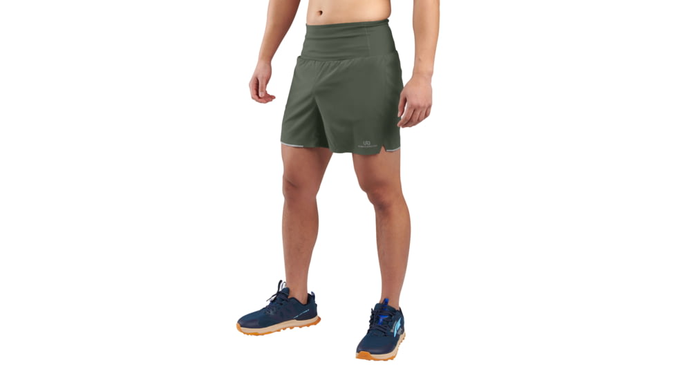 Ultimate Direction Velum 5 M Short - Mens, Camo Green, Small, 82476623DCG-SM