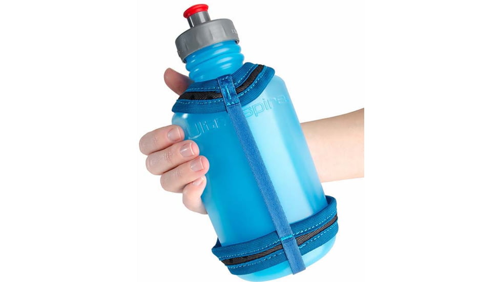 Ultraspire 550 Race Handheld Water Bottle, w/Hydration 550 ml, Blue/Grey, UA097GR