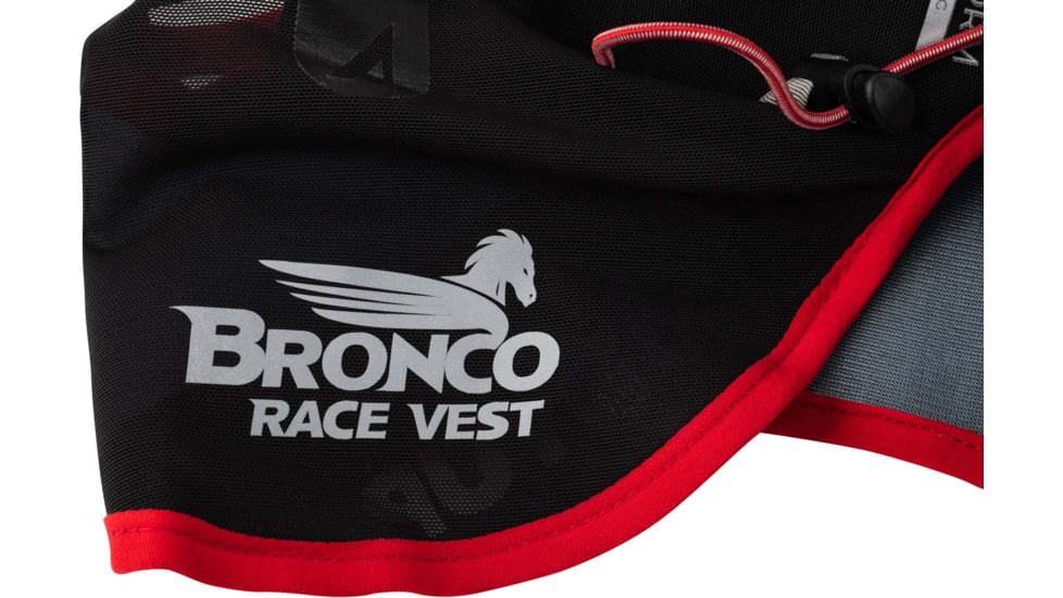 Ultraspire Bronco Running Race Vest, Small, Black/Red, UA134BKSM