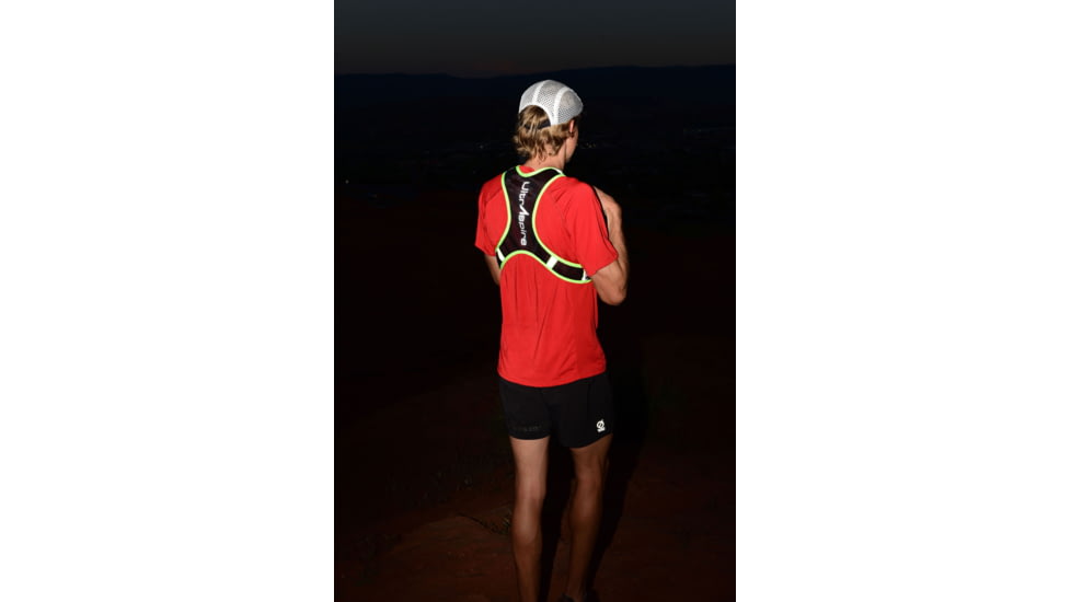 Ultraspire Neon Reflective Vest, Black/Lime, UA125BK