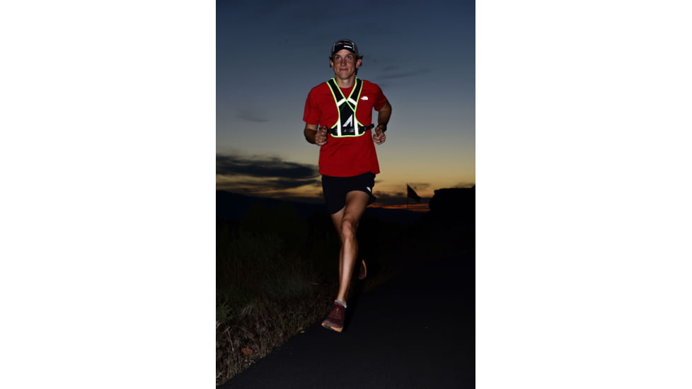 Ultraspire Neon Reflective Vest, Black/Lime, UA125BK