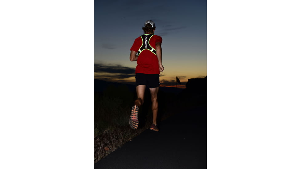 Ultraspire Neon Reflective Vest, Black/Lime, UA125BK