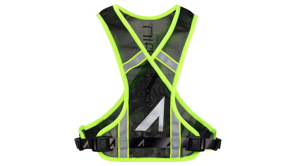 Ultraspire Neon Reflective Vest, Black/Lime, UA125BK