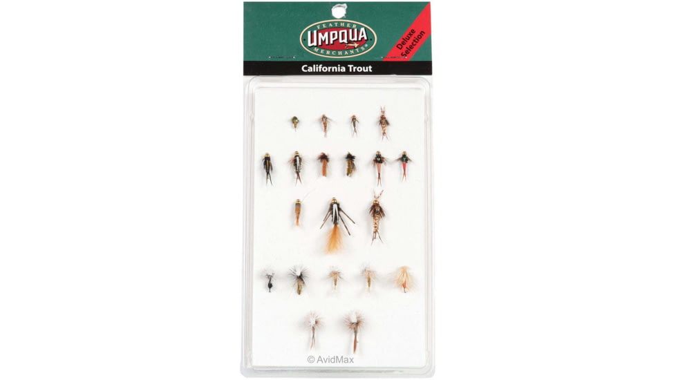 Umpqua California Trout DLX Fly Assortment, 9273