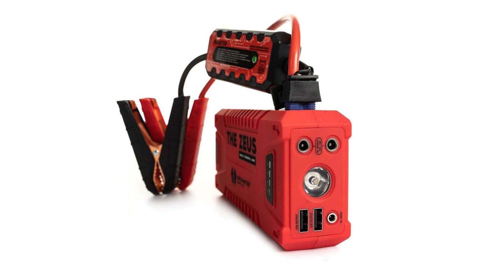 Uncharted Supply Co. Zeus Portable Jump Starter - USB Charger, SU-Z6U-U-RD