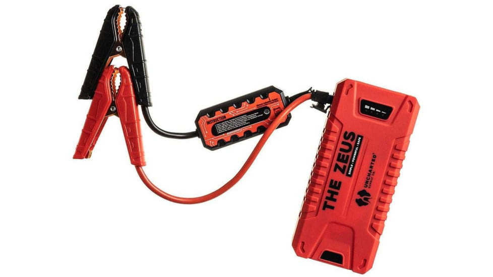Uncharted Supply Co. Zeus Portable Jump Starter - USB Charger, SU-Z6U-U-RD