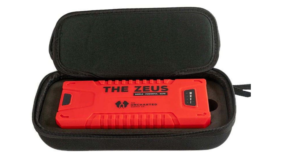 Uncharted Supply Co. Zeus Portable Jump Starter - USB Charger, SU-Z6U-U-RD