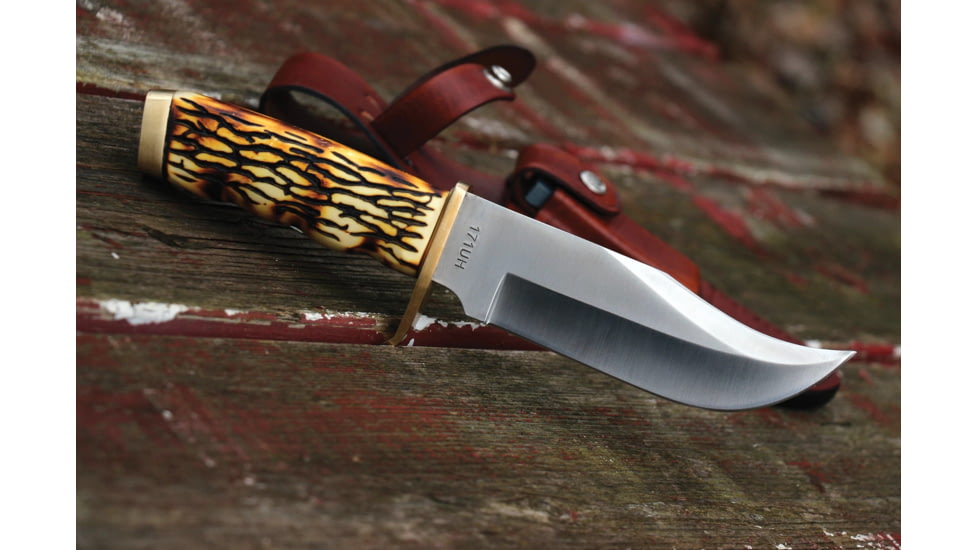 Uncle Henry 171UH Next Gen Pro Hunter Fixed Blade Knife, 5.5in, Stainless Steel Blade, 4.2in, Polymer Handle, Large, 1100090