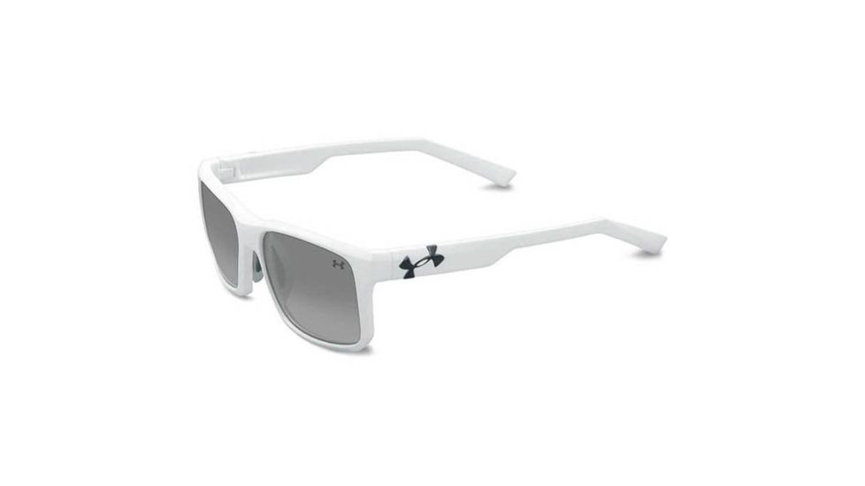 Under Armour Align, Crystal White, w/Clear Rubber, Gray Gradient Lens, U8600060-881006