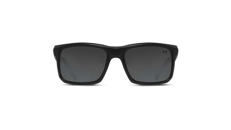 Under Armour Align, Satin Black w/Black Rubber, Gray Polarized w/ML, U8600060-016108