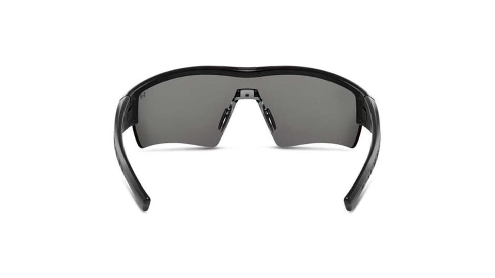 Under Armour Fire, Satin Black Frame w/Charcoal Gray Rubber, Gray Lens, U8600065-010100