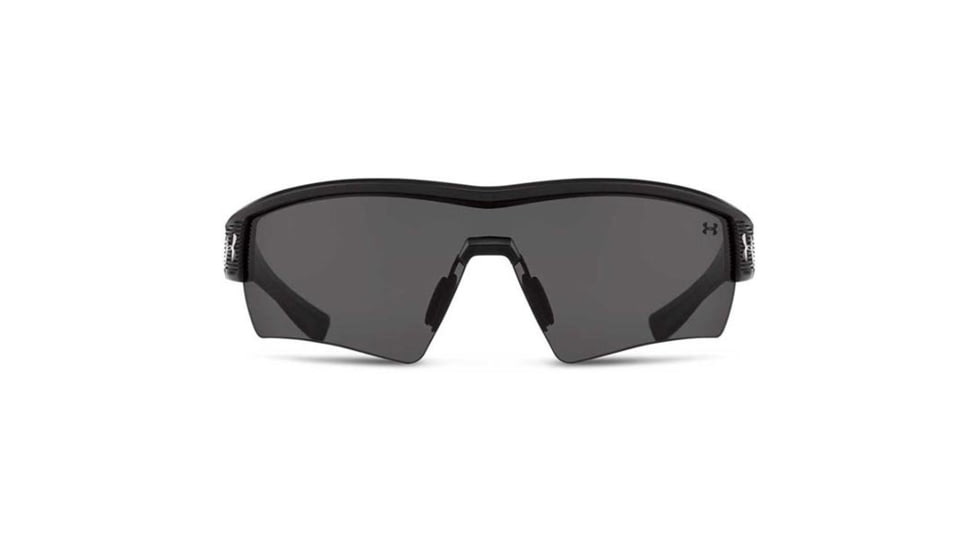 Under Armour Fire, Satin Black Frame w/Charcoal Gray Rubber, Gray Lens, U8600065-010100