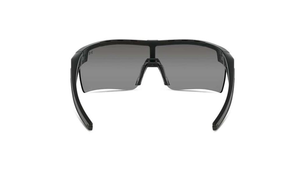 Under Armour Freedom,Satin Black Frame,Logo,Gray,Yellow &amp; Clear Lenses, U8630069-010195