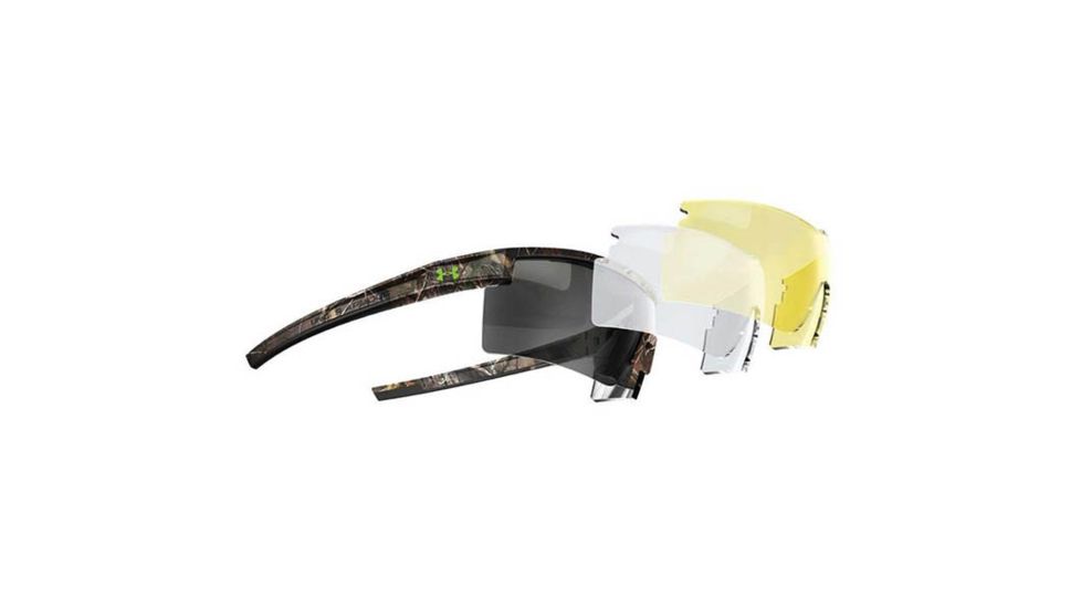 Under Armour Freedom, Satin Realtree Frame,Gray, Yellow &amp; Clear Lenses, U8630069-878795
