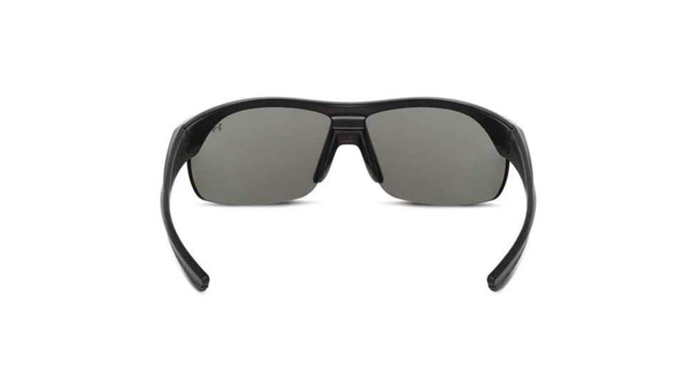Under Armour Marbella Shield, Satin Black w/Black Rubber, Gray Lens, U8600070-010100