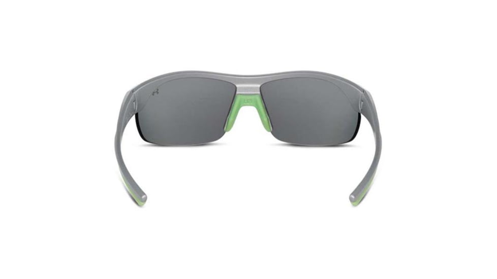 Under Armour Marbella Shield, Satin Silver w/Green Rubber, Gray w/ML, U8600070-083101