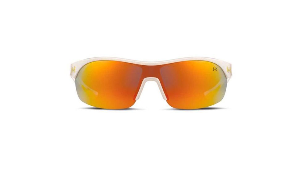 Under Armour Marbella Shield, White w/Yellow Rubber, Gray w/Orange ML, U8600070-107141