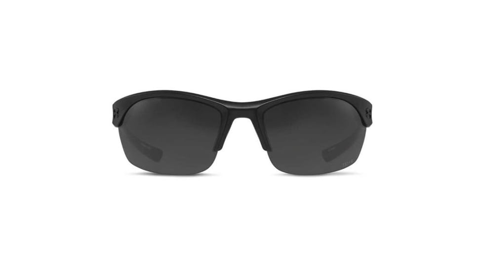 Under Armour Marbella, Satin Black Frame w/Black Rubber, Gray Lens, U8630066-010100
