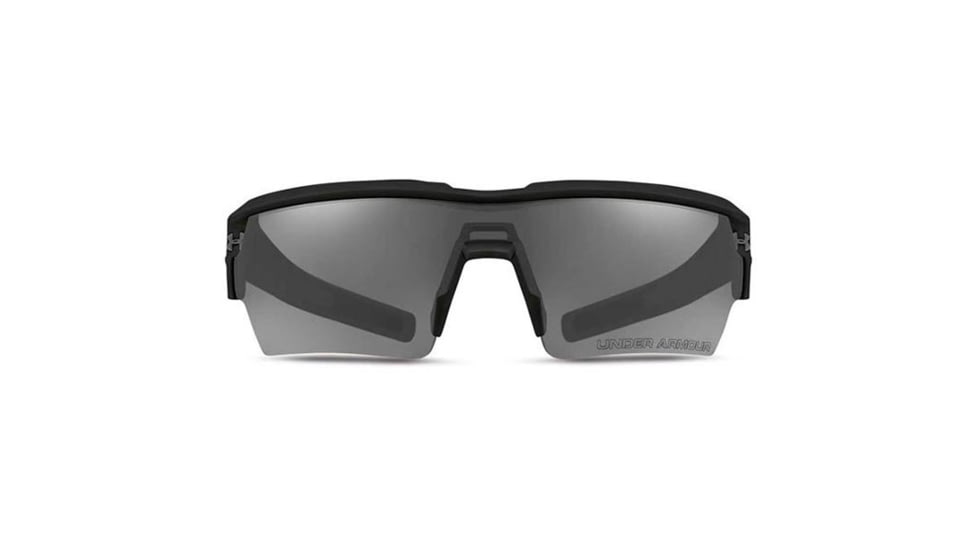 Under Armour Phenom, Satin Black Frame w/Charcoal Gray Rubber, Gray ML, U8600054-010901