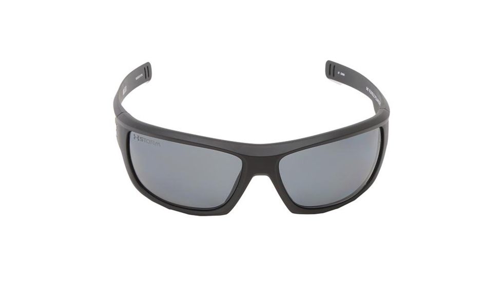 Under Armour Rumble Storm, Black w/Black Rubber, Gray Polarized Lens, U8630032-010108
