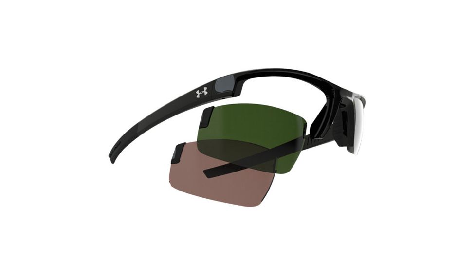 Under Armour Stride S, Shiny Black Frame, Game Day Lens, U8620039-517031