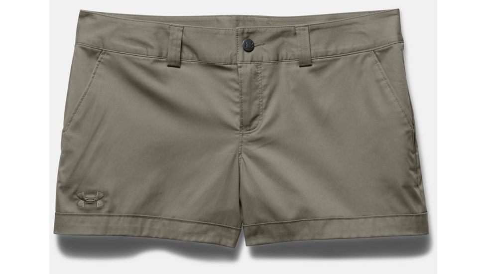 Under Armour 3.5 Inlet Short - Women's-Stoneleigh Taupe/Stoneleigh Taupe-10