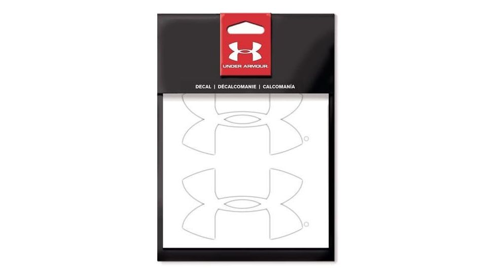 Under Armour 4 2-pack Ua Logo White Decal