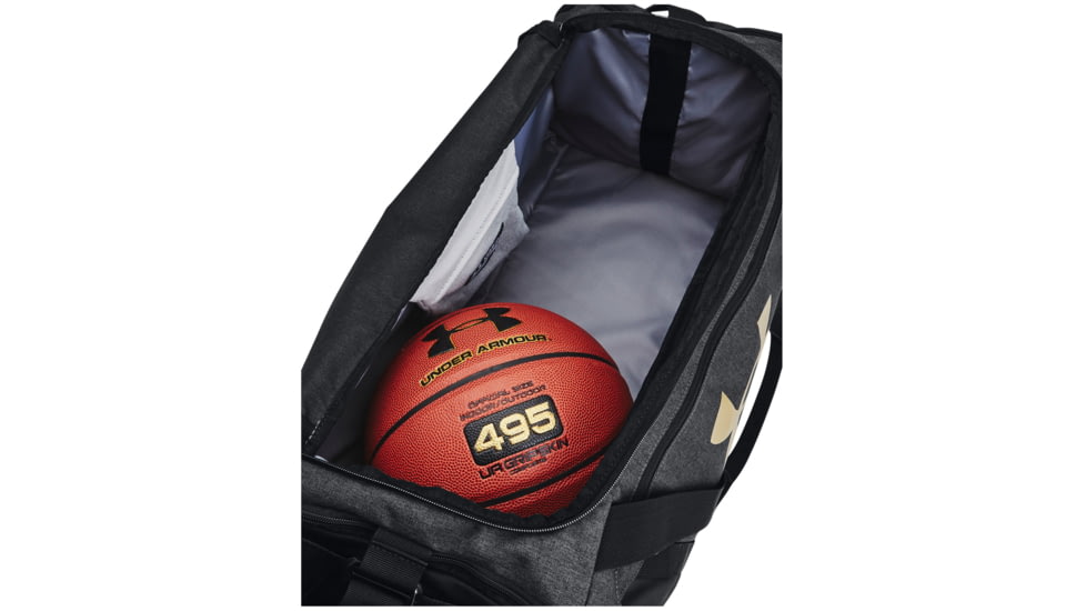 Under Armour 5.0 Undeniable Medium Duffle Bag, Black Medium Heather, OSFM, 1369223002OSFM