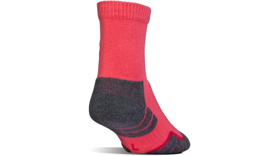 Under Armour All Season Wool Mid Crew Socks, Gala Pink, 9-11 Medium, U043-GPK-MD