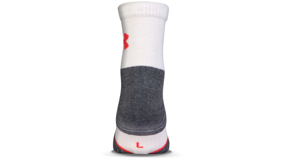 Under Armour All Season Wool Mid Crew Socks, Gray Stone, 9-11 Medium, U043-GST-MD