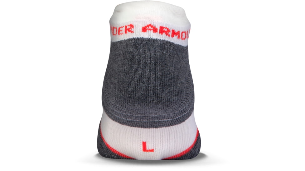 Under Armour All Season Wool No Show Socks, Gray Stone, 9-11 Medium, U042-GST-MD