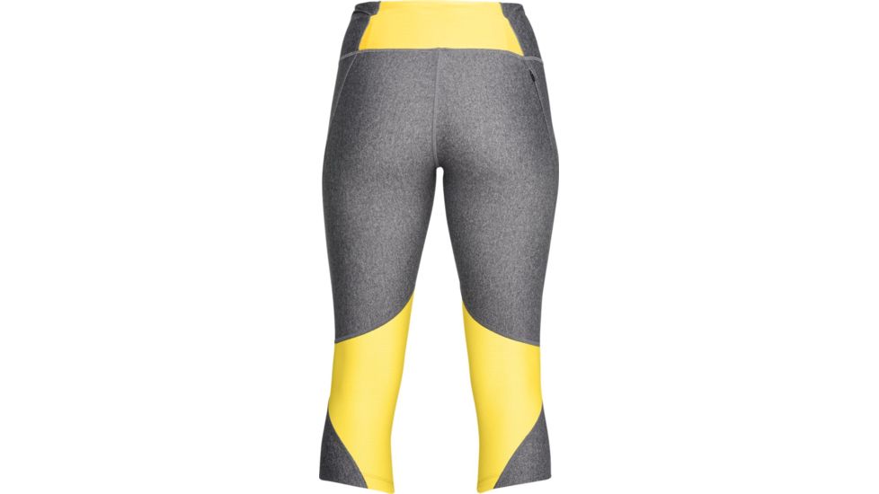 Under Armour Armour Fly Fast Capri, CHARCOAL LIGHT HEATHER, XS, 1320320-019-XS